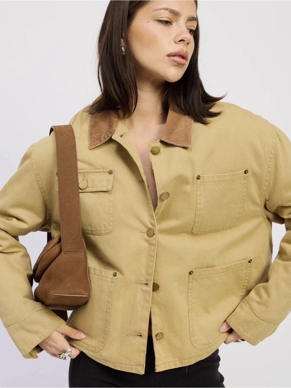 Emory Park workwear barn jacket Padded button-up timeless Relaxed Medium